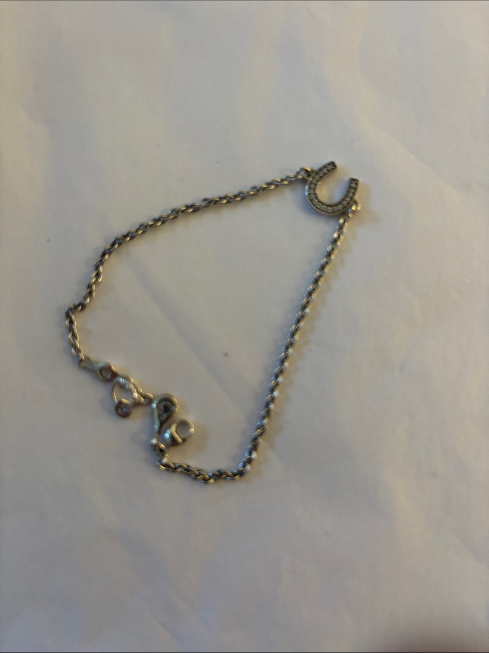 Silver (925) “Good Luck” bracelet.